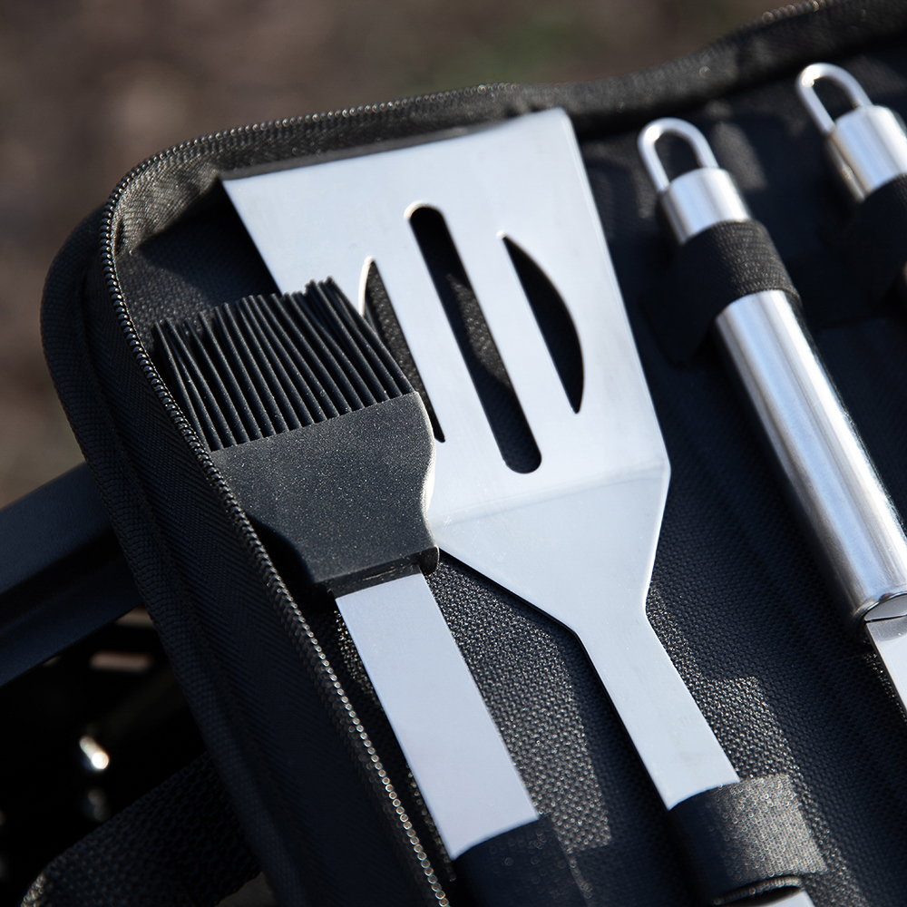 Набор для гриля 5 в 1 тм GRILLBOOM, нерж. сталь 420/410, в защитном чехле, арт.№ 101-013