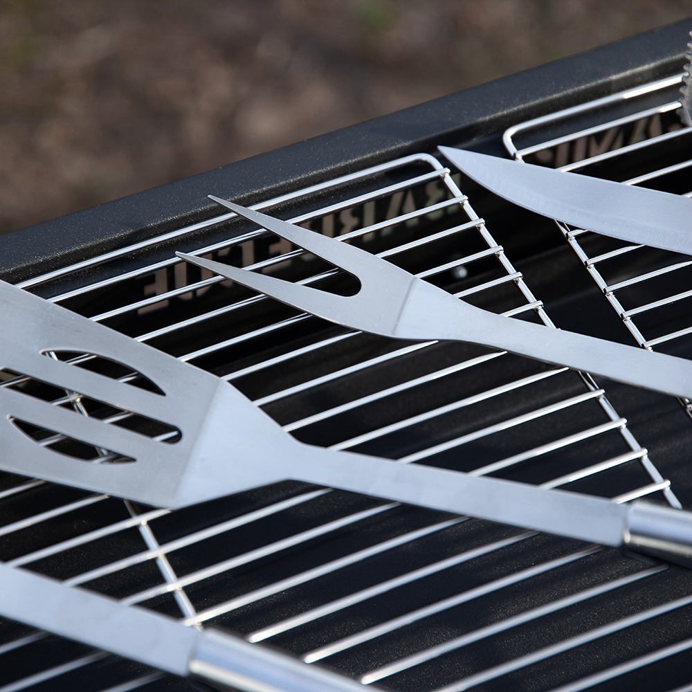 Набор для гриля 5 в 1 тм GRILLBOOM, нерж. сталь 420/410, в защитном чехле, арт.№ 101-013