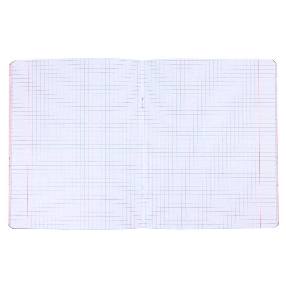 Тетрадь общая 48л. в клетку, офсет, обл.картон, скрепка, "Милый котэ", 13091/5,софт-тач лам.,конгрев, арт.№ 578-103