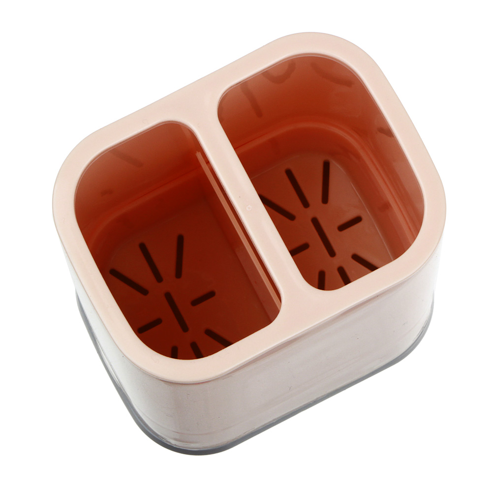 Подставка для столовых приборов тм VETTA, 9х7х11,5см, пластик, 3 цвета, арт.№ 485-125