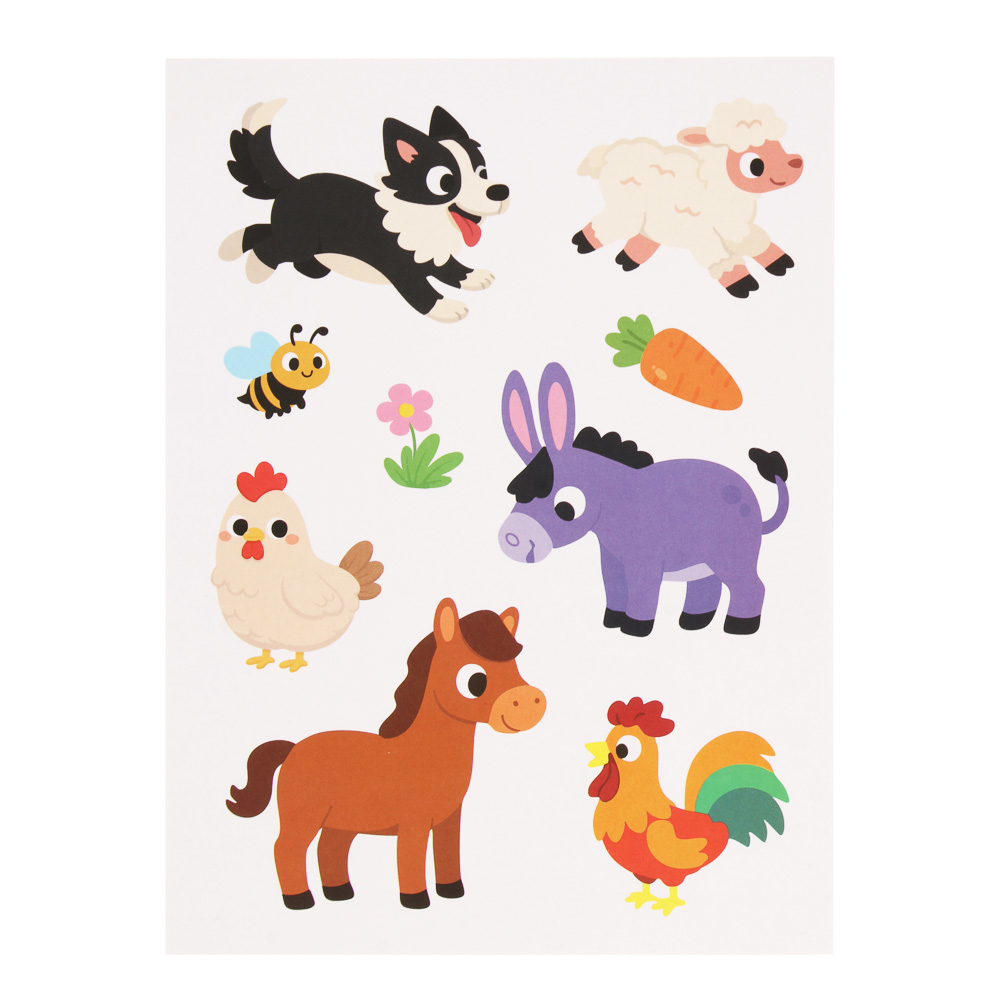 Набор для творчества "Наклеюшки", ХОББИХИТ, 2 картинки, картон, 15,2х21,4см, арт.№ 285-167