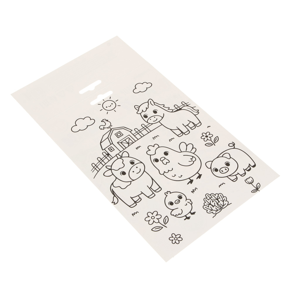 Набор для творчества "Наклеюшки", ХОББИХИТ, 2 картинки, картон, 15,2х21,4см, арт.№ 285-167