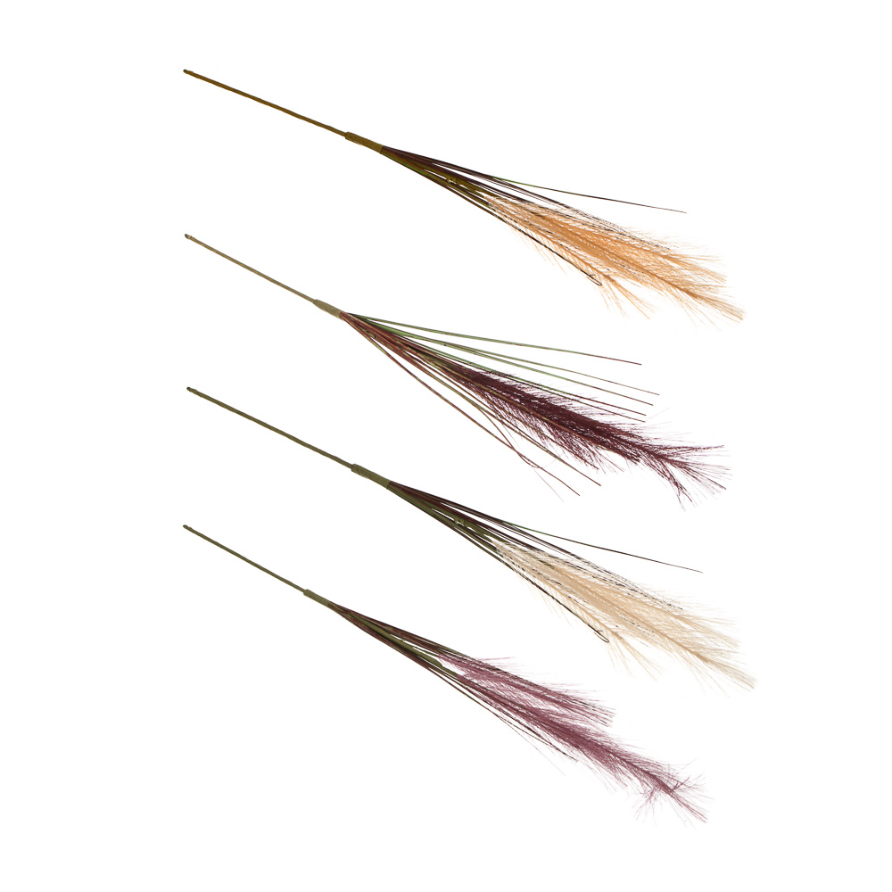 LADECOR Ветка декоративная, перья, 4 цвета, 52 см, пластик, арт.№ 409-164