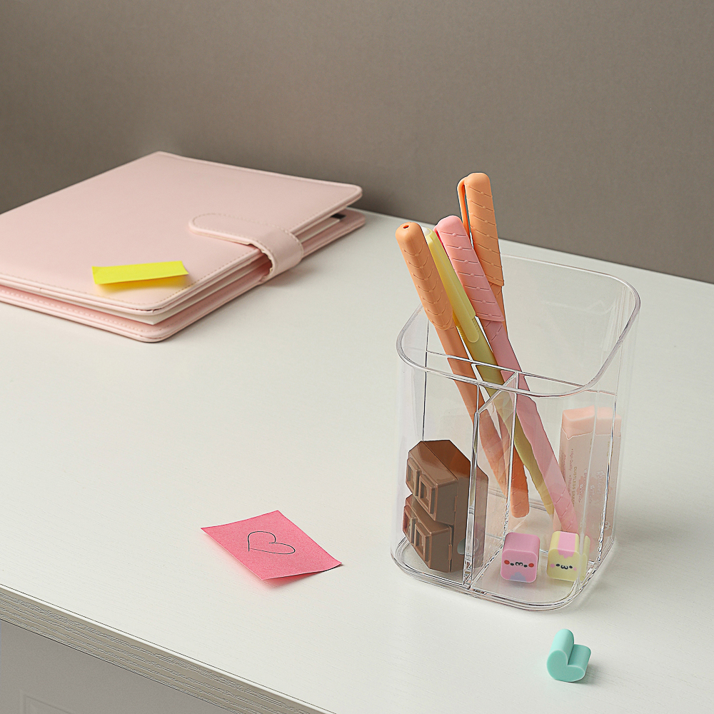 ЮНИLOOK Органайзер косметический, 8х8х11,5см, полистирол, арт.№ 357-262