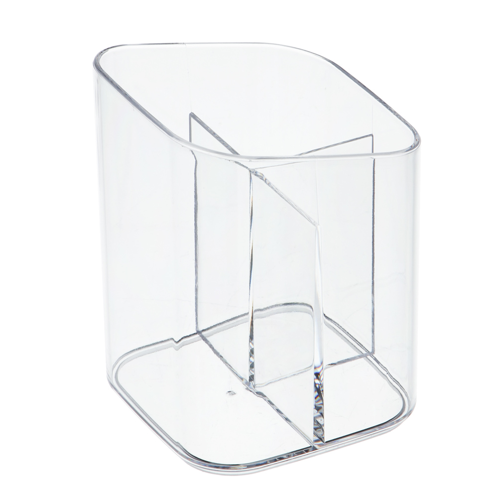 ЮНИLOOK Органайзер косметический, 8х8х11,5см, полистирол, арт.№ 357-262