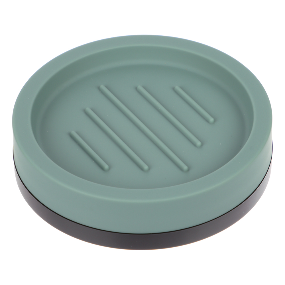 Мыльница GUL, серо-зелёный, пластик, SWP-2401-GRN-04, арт.№ 463-553