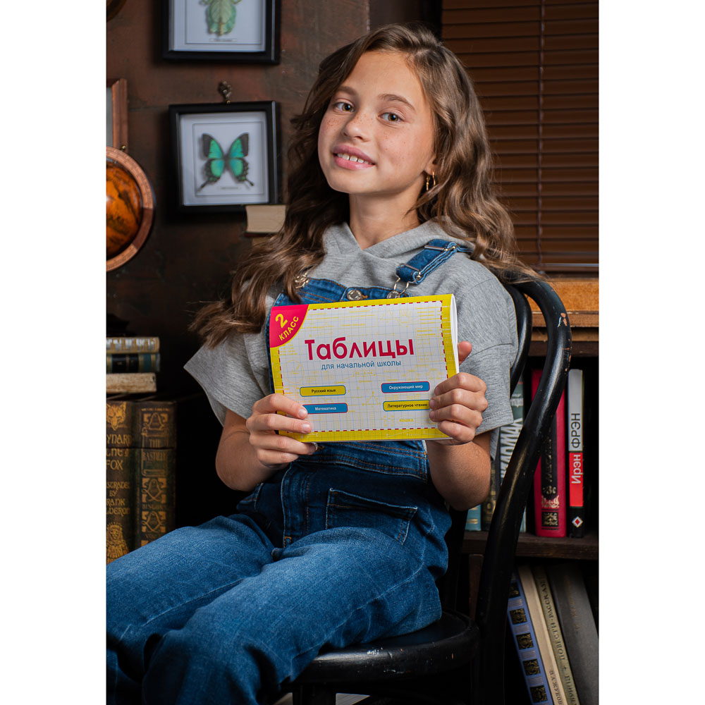 УИД Таблицы для начальной школы, бумага, 80 стр., 14,5х21см, 3 дизайна, арт.№ 874-119