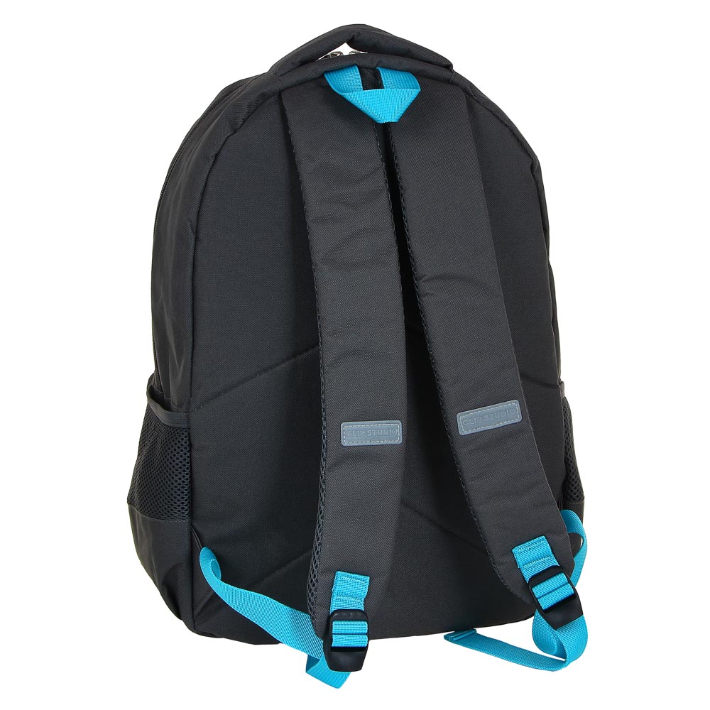 Вандер Флайт Рюкзак подростковый, 38x30x14см, ПЭ, 1 отделение, 3 кармана, уплотненные лямки, арт.№ 254-433