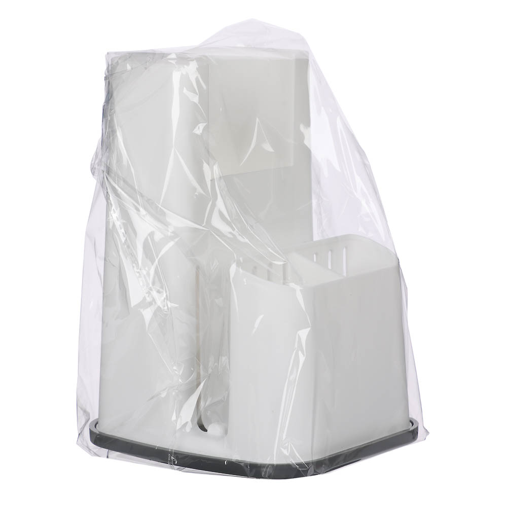 Подставка для столовых приборов тм VETTA, 15х17х20,3см, пластик, 3 цвета, арт.№ 485-124