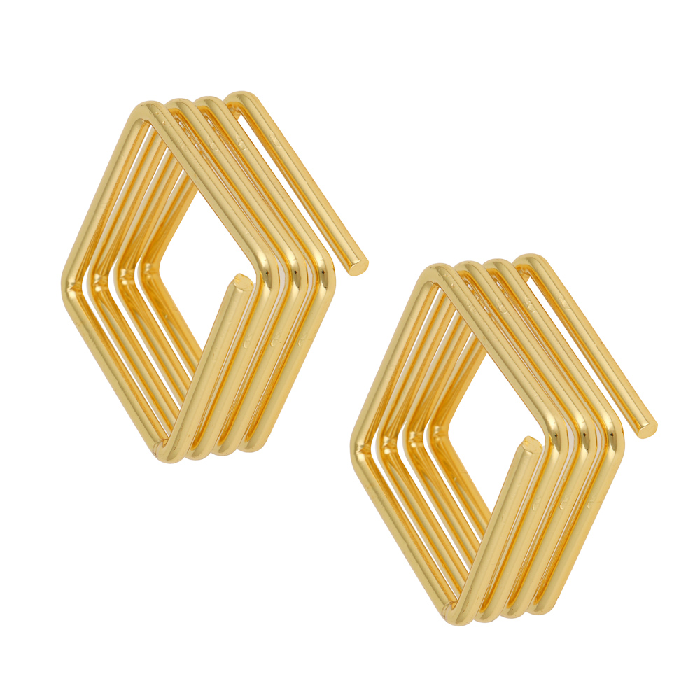 BY COLLECTION Black Line Кольцо для сервировки 2шт, 100% металл, цвет золото, арт.№ 488-112