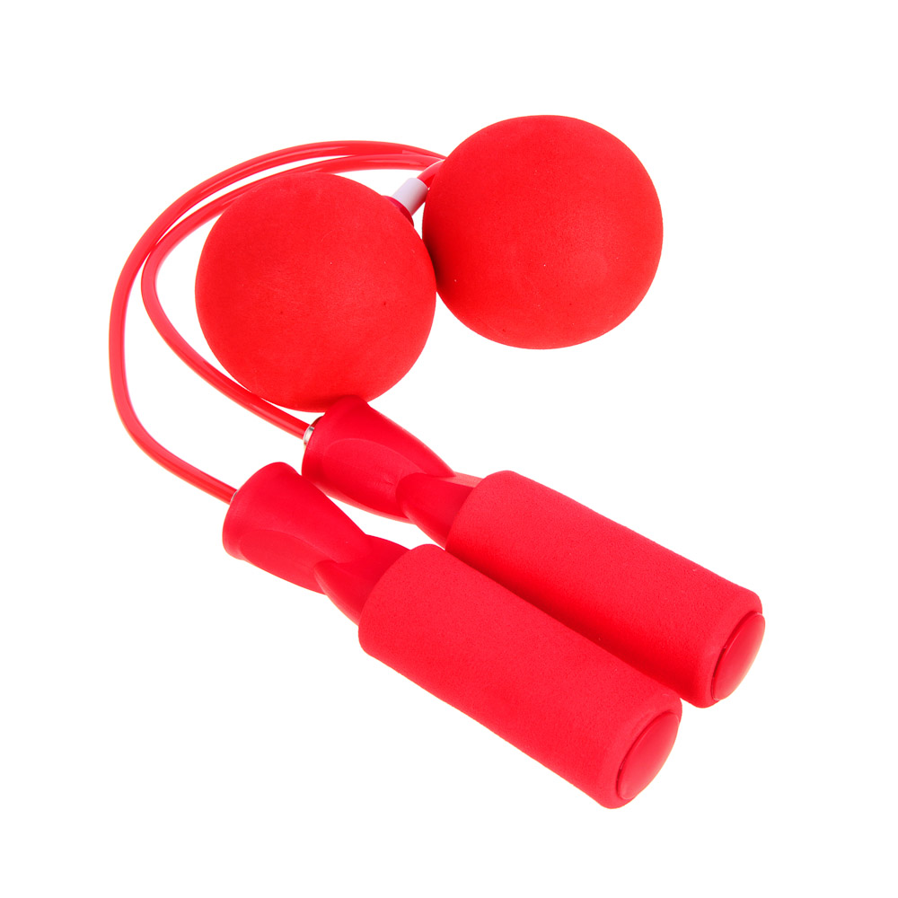 SILAPRO Беспроводная скакалка d5мм, утяжелители d6.5см, 608Z, PP, PVC, EVA, 4 цвета, арт.№ 190-023