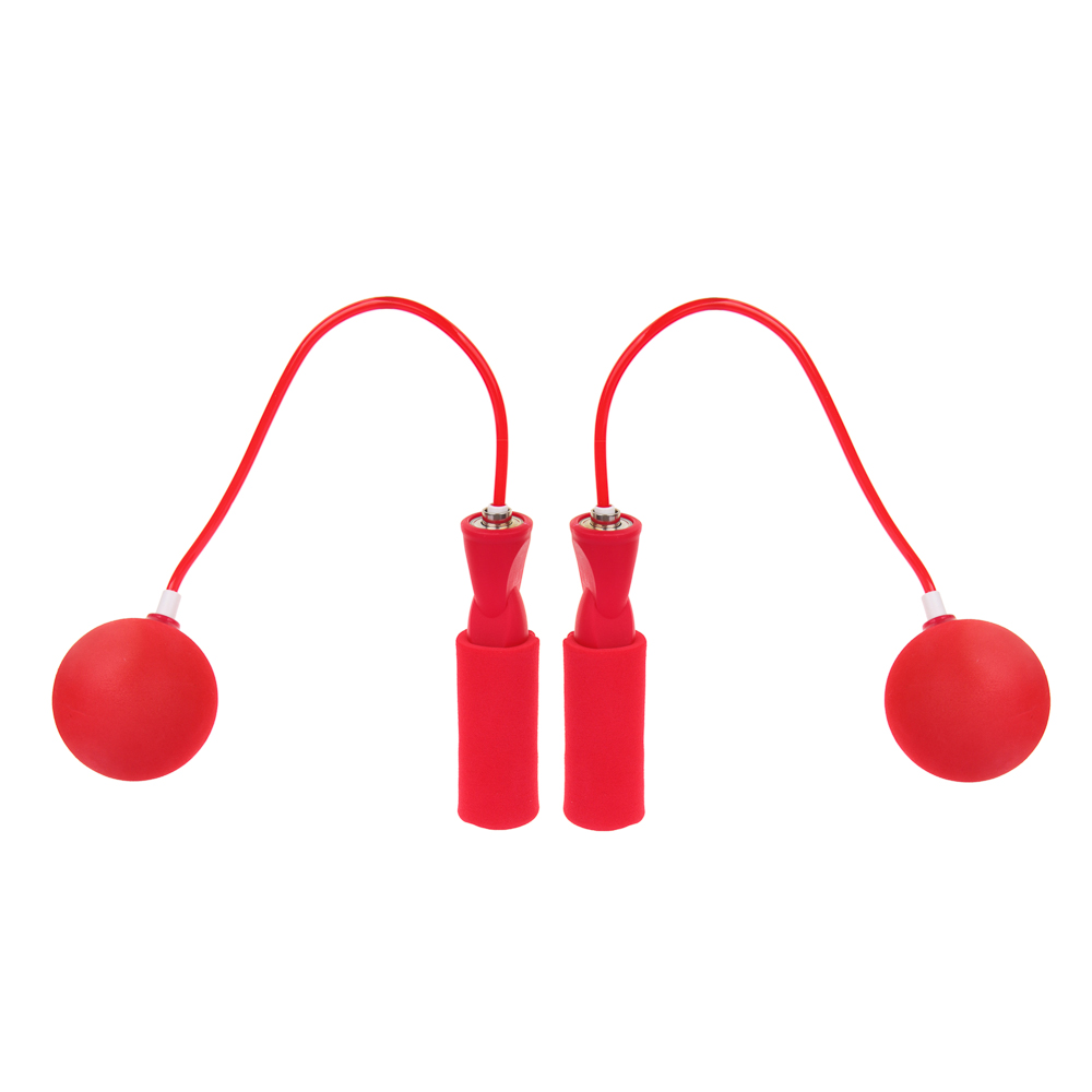 SILAPRO Беспроводная скакалка d5мм, утяжелители d6.5см, 608Z, PP, PVC, EVA, 4 цвета, арт.№ 190-023