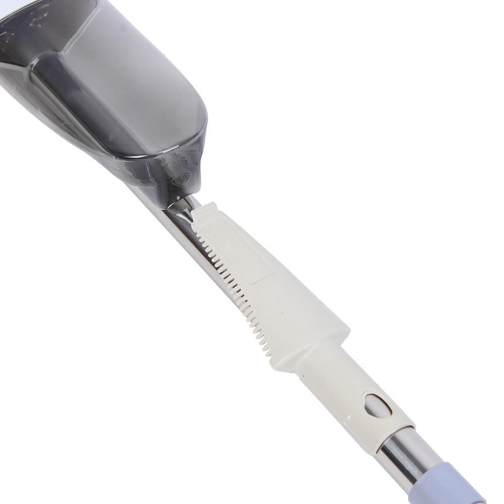 Швабра с распылителем и смен. насадкой тм VETTA, ручка 118см нерж.cталь, насадка микрофибра 41x12см, арт.№ 444-375