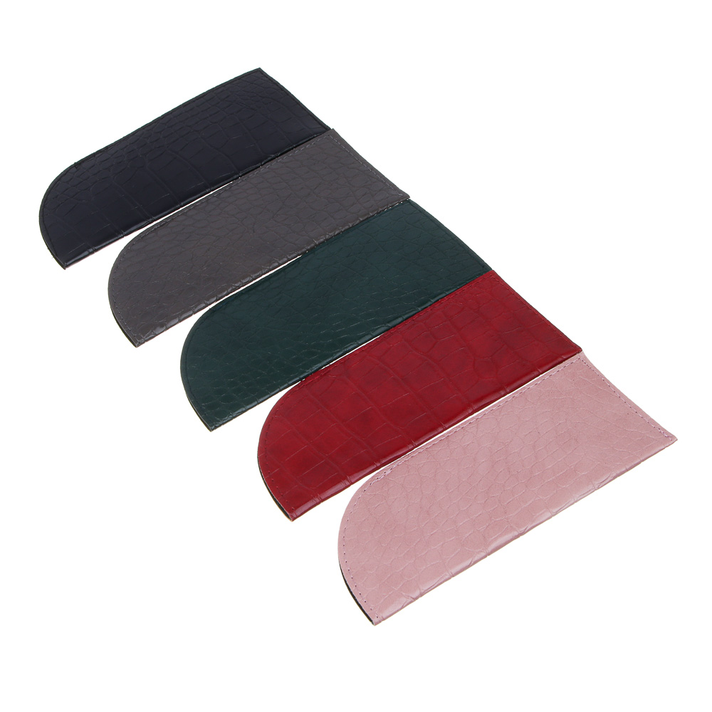 ЮL Чехол для очков мягкий, ПУ, 16,5х6,5см, 5 цветов, арт.№ 339-107