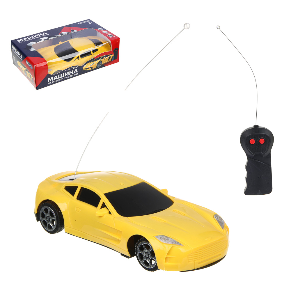 Машинка на радиоуправлении 1:24 ИГРОЛЕНД, 1-канальный пульт, PP, 5АА, 18х10х5 см, 3 цвета, арт.№ 293-135