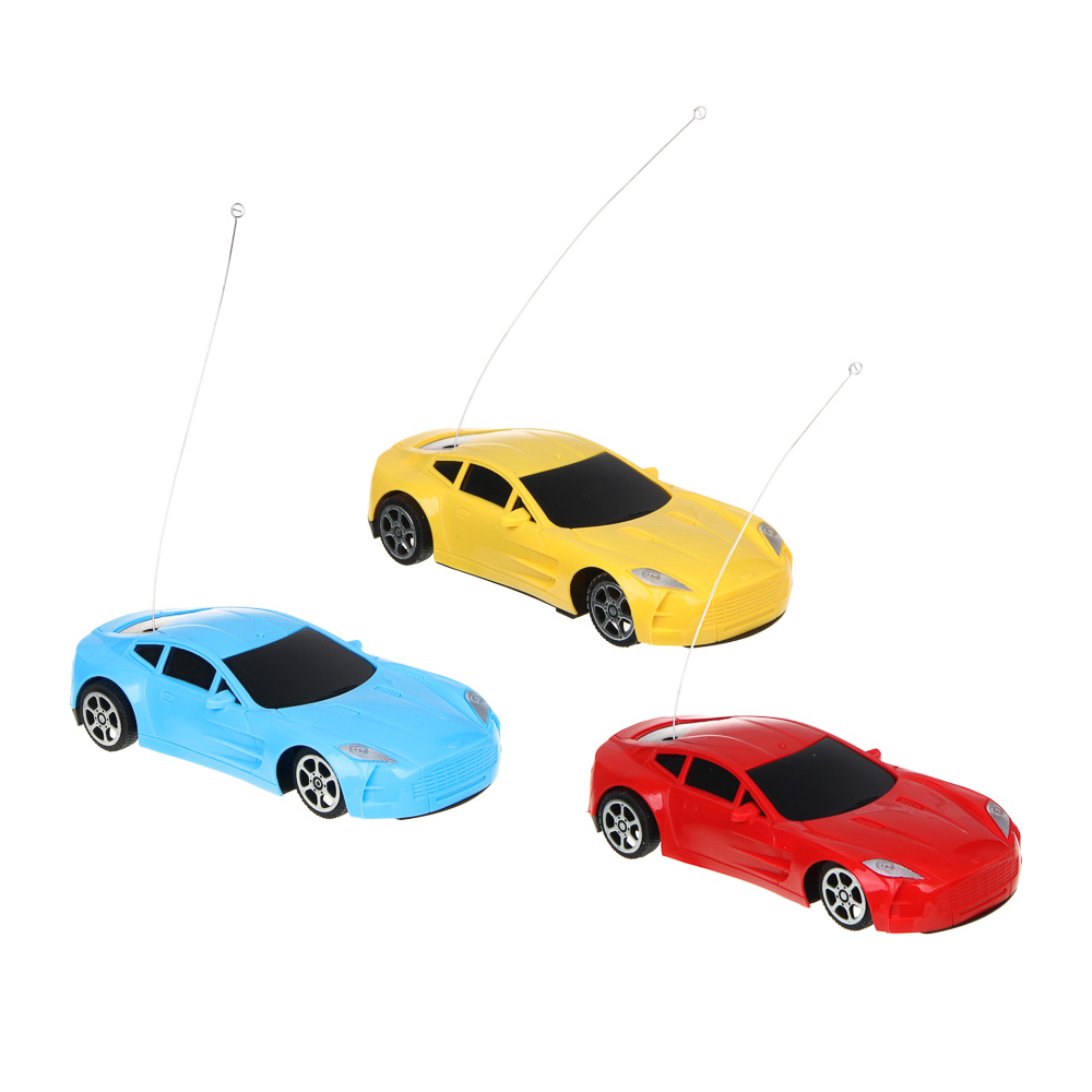 Машинка на радиоуправлении 1:24 ИГРОЛЕНД, 1-канальный пульт, PP, 5АА, 18х10х5 см, 3 цвета, арт.№ 293-135