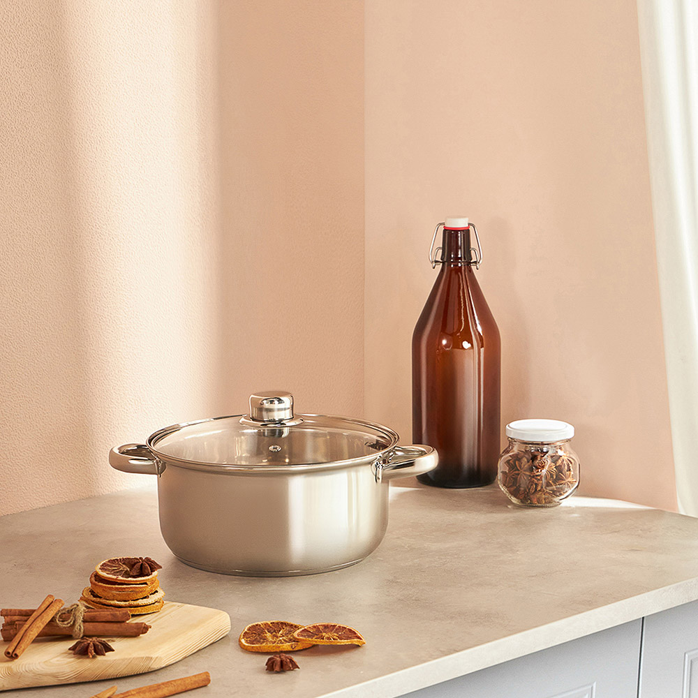 Джерси Кастрюля с крышкой 3,7л, 22х11см, арт.№ 822-073