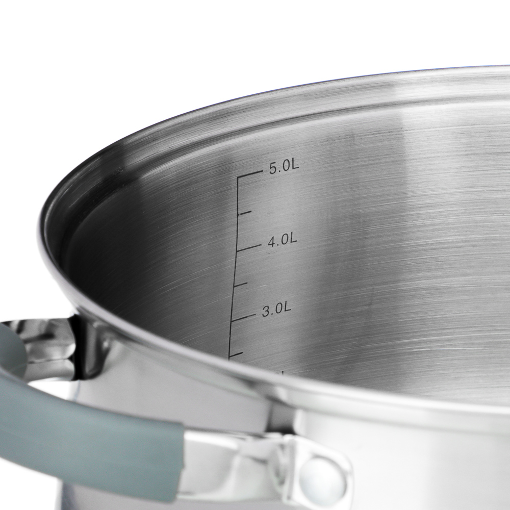 VETTA Вена Кастрюля 24х13,5см. 6,0л. со стекл. крышкой, индукция, арт.№ 822-074