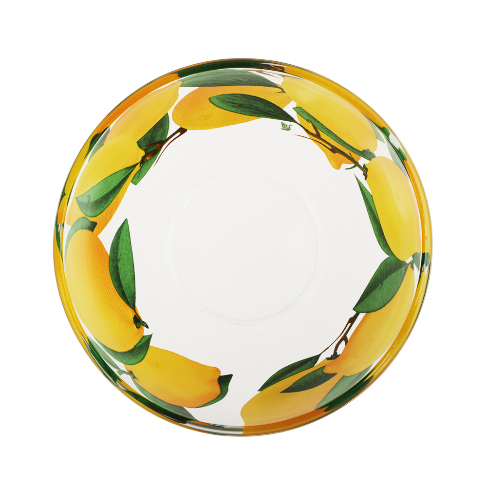 Салатник 0,25л, D-11см, Лимоны, стекло, арт.№ 877-686