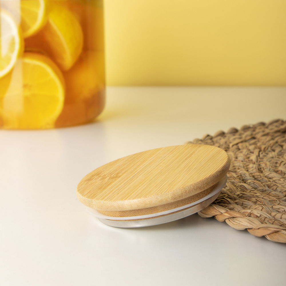 Чайник заварочный тм VETTA Эко, стекло,  бамбуковая крышка,    1800мл, арт.№ 850-985