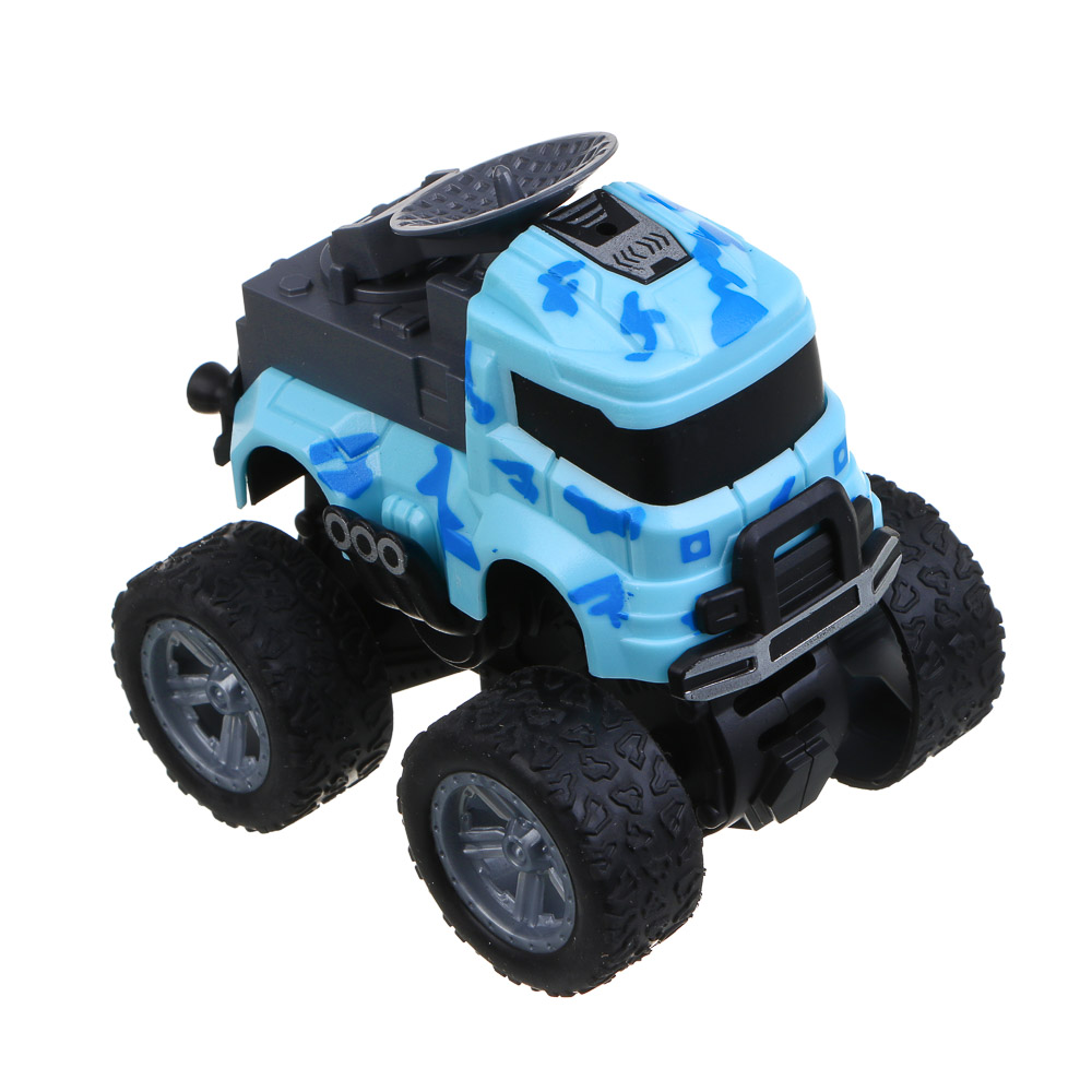 ИГРОЛЕНД Машинка военная "Внедорожник", милитари, инерция, резиновые колеса,PP, 8,5х9х6,5см, 4 диз, арт.№ 292-429