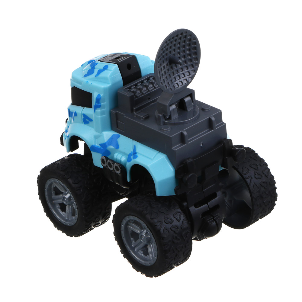 ИГРОЛЕНД Машинка военная "Внедорожник", милитари, инерция, резиновые колеса,PP, 8,5х9х6,5см, 4 диз, арт.№ 292-429