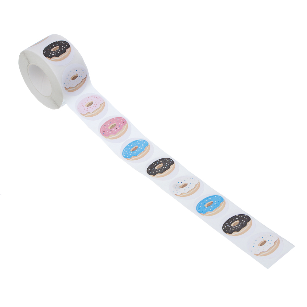 Наклейки для подарков, 500 наклеек, 2,5см, 3 вида, арт.№ 503-567