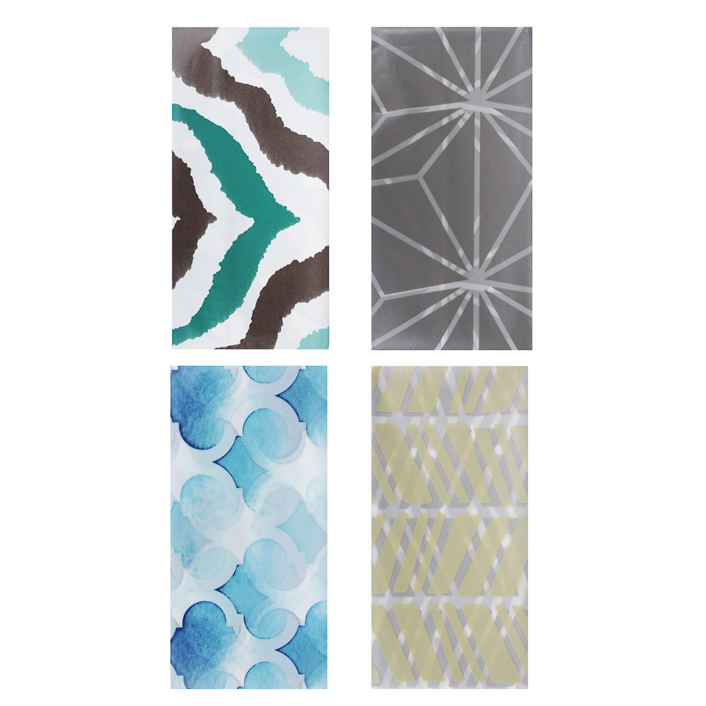 Штора для ванной тм VETTA Pleasant, ПЕВА 80 г/м2, 180x180 см, 4 дизайна, арт.№ 461-515