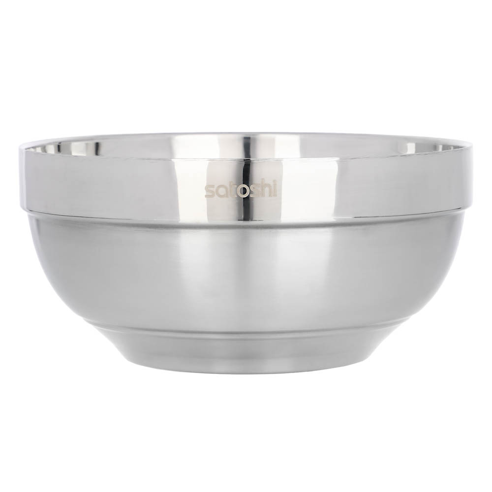 SATOSHI Салатник с двойными стенками 14см, нерж.сталь, арт.№ 812-091