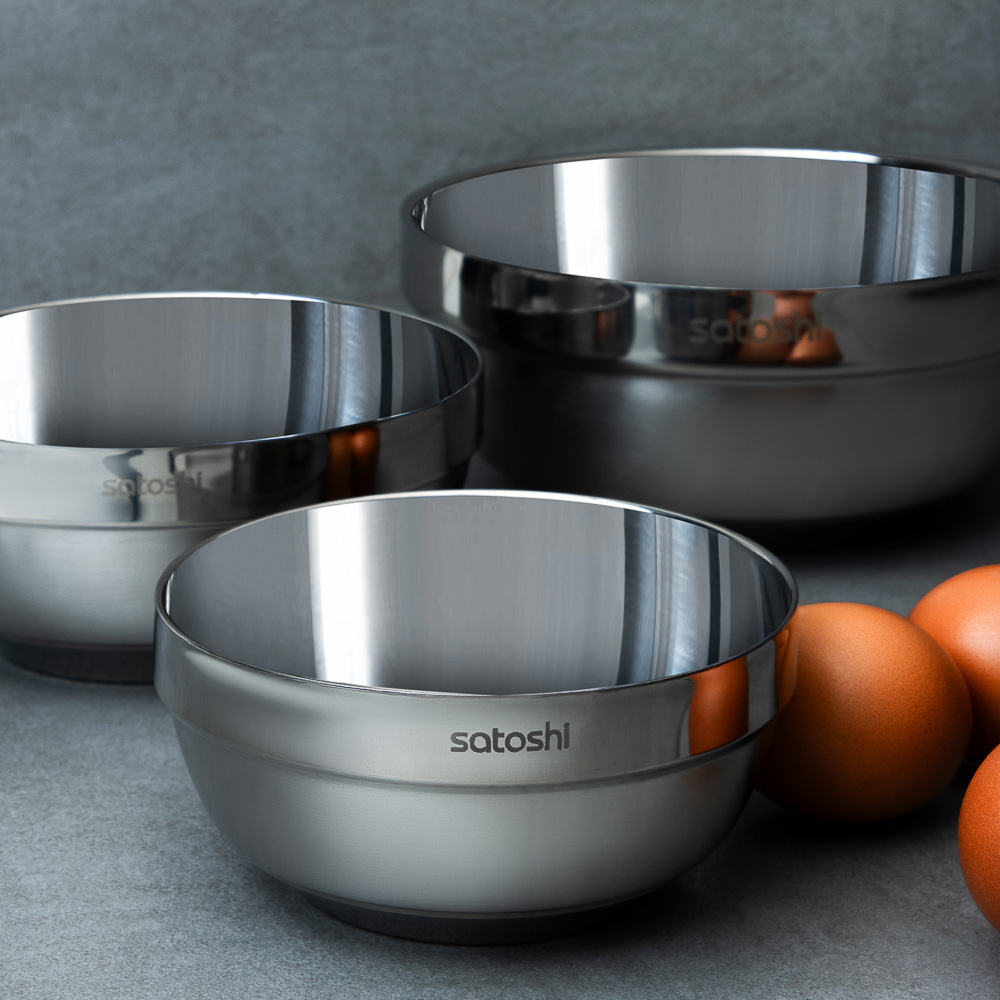 SATOSHI Салатник с двойными стенками 14см, нерж.сталь, арт.№ 812-091