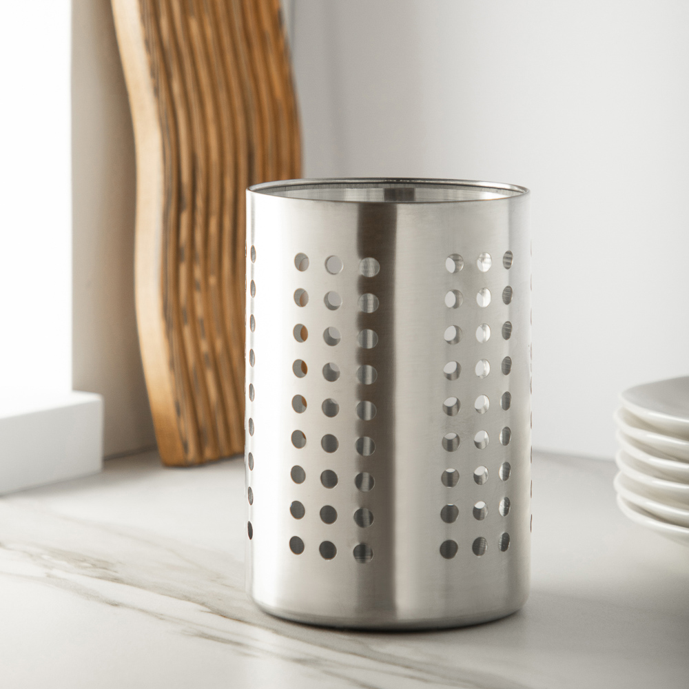 SATOSHI Подставка для кухонных принадлежностей 13х18см, нерж.сталь, арт.№ 812-094