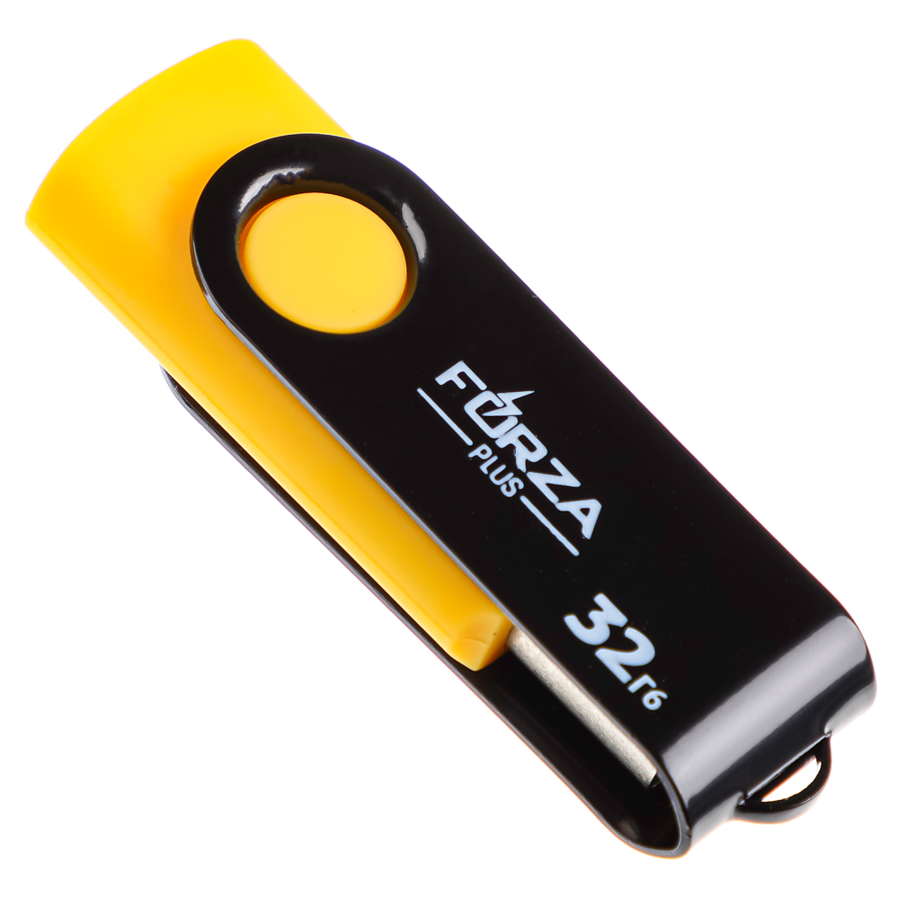 Флеш-карта USB2.0 FORZA 32Гб, 6 класс, матовое покрытие, блистер, пластик, арт.№ 405-016
