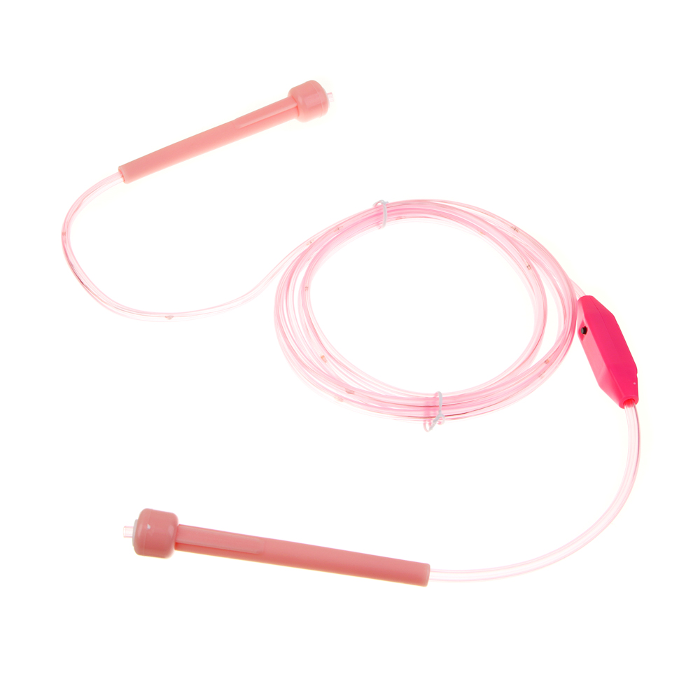 SILAPRO Скакалка светодиодная 2.8м, d=4.6мм, 3 реж., 3хLR44, PP, PVC, арт.№ 190-001
