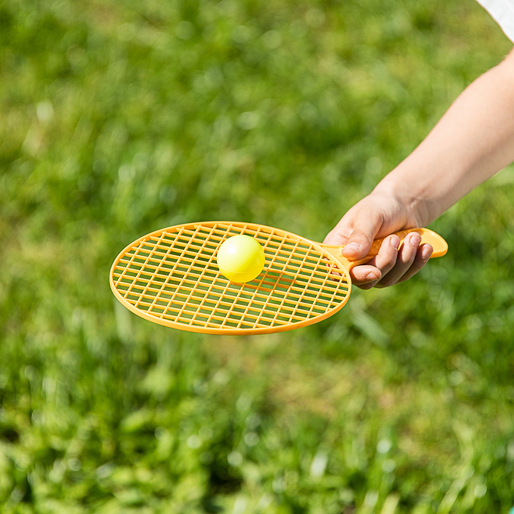 Набор для бадминтона, тм BY SPORT, 2 ракетки 26х15см, 6 мячей, в сетке, пластик, арт.№ 134-026