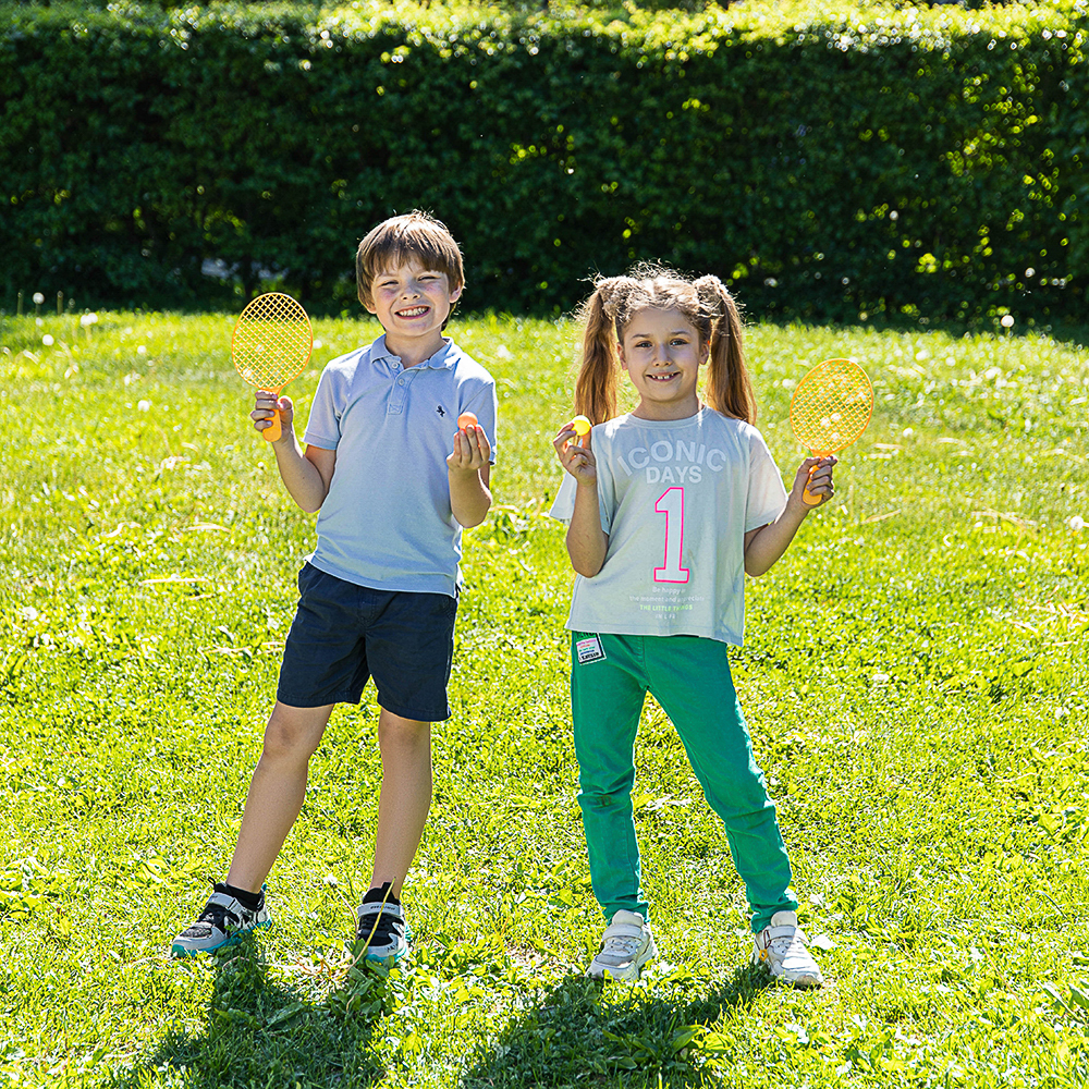 Набор для бадминтона, тм BY SPORT, 2 ракетки 26х15см, 6 мячей, в сетке, пластик, арт.№ 134-026