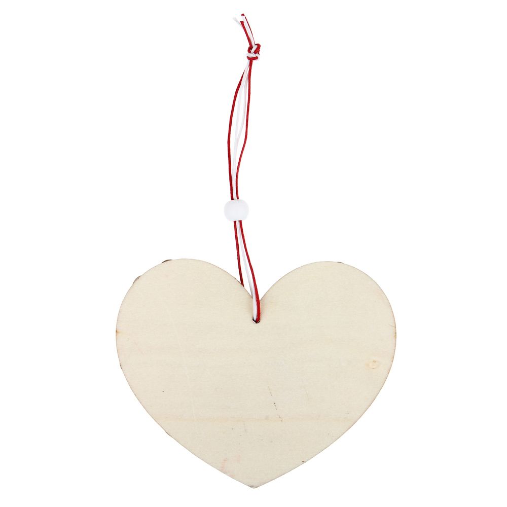 Декор - подвеска, сердце, 12x10 см, МДФ, арт.№ 597-268