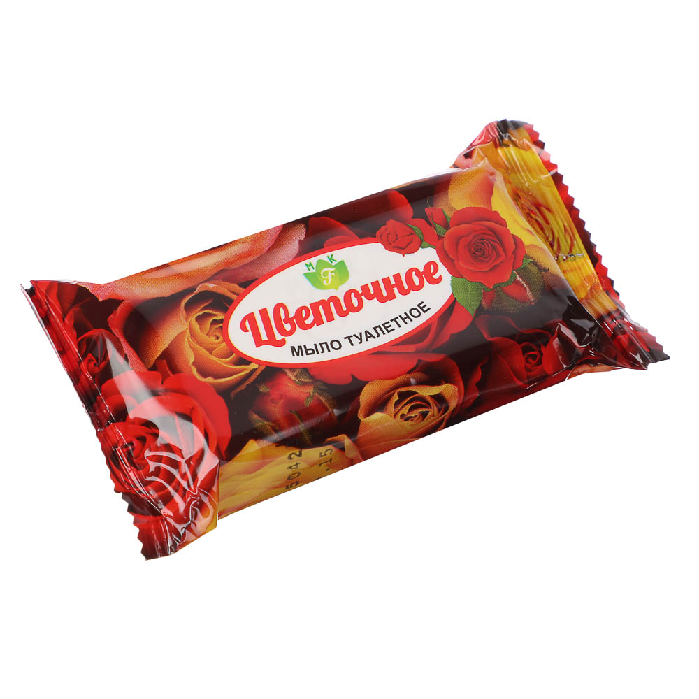 Мыло твердое Цветочное, флоу-пак, 100 г, арт.№ 952-131