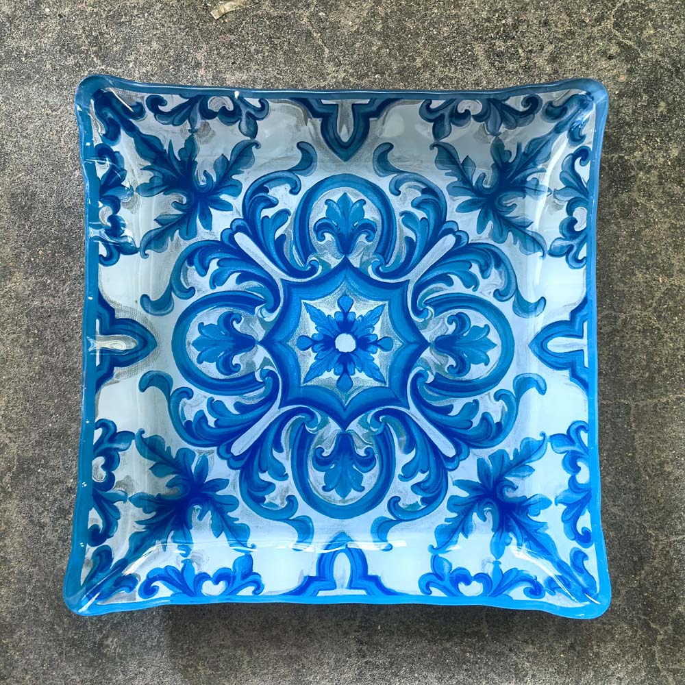 Блюдо квадратное 24,5x24,5x2,8см, стекло, арт.№ 820-924