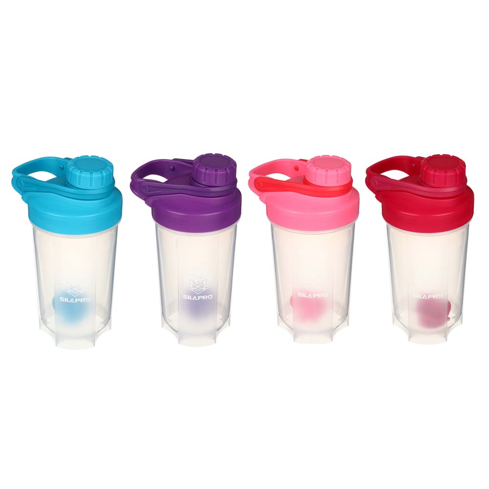 SILAPRO BY Шейкер спортивный, 500мл, 11,5х18,5см, пластик PP, арт.№ 088-015