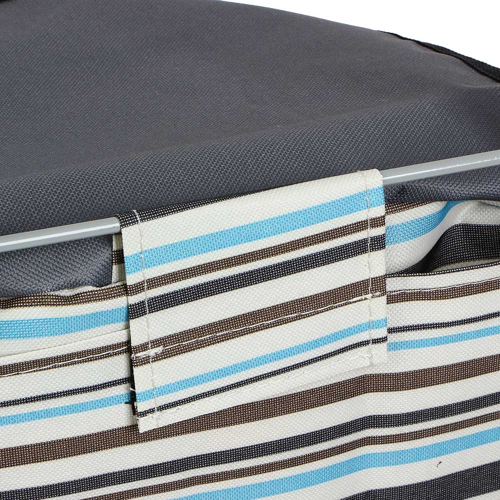 VETTA Тележка + сумка, до 30кг, 27х32х88см, 23л, брезент, колеса ЭВА d15см, WQ-162, арт.№ 467-003