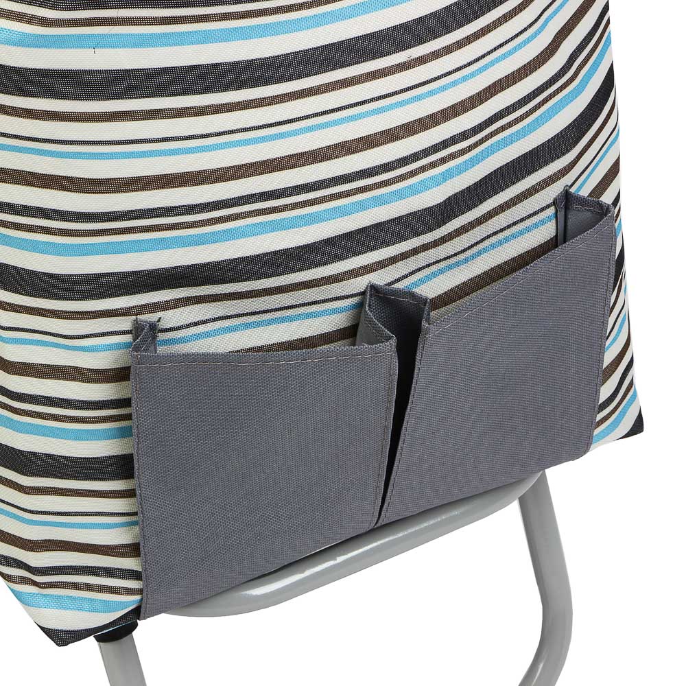 VETTA Тележка + сумка, до 30кг, 27х32х88см, 23л, брезент, колеса ЭВА d15см, WQ-162, арт.№ 467-003