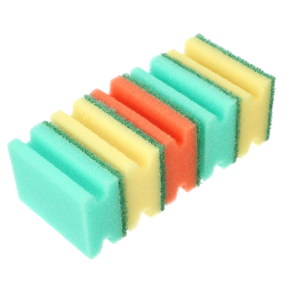 VETTA Набор губок для мытья посуды "Профи" 5 шт, 80х60х38мм (+/- 2мм), арт.№ 441-193