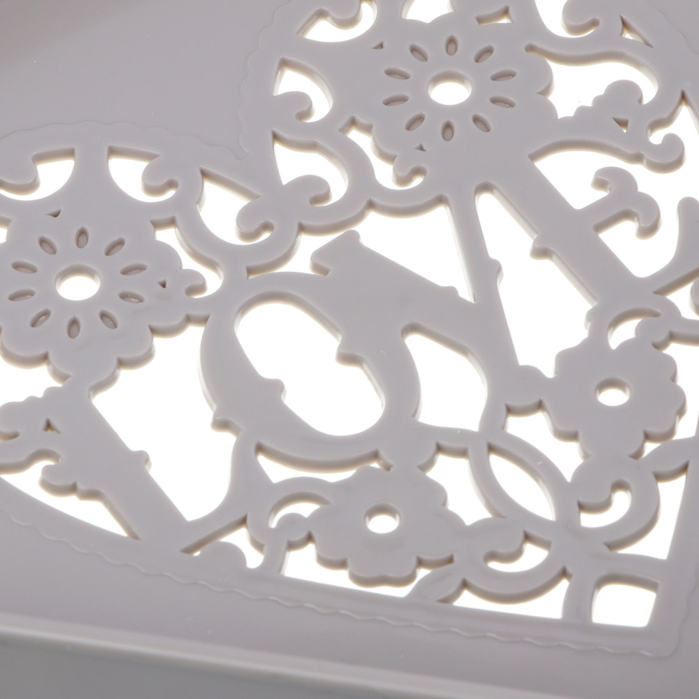 VETTA Love Полочка для ванной комнаты, пластик, 25,5х18,5х3см, 2 цвета, арт.№ 463-915