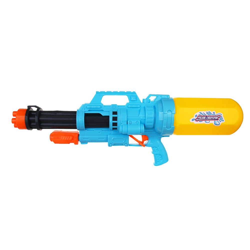 BY Пистолет водный с помпой, "Русские Супергерои", 52х17,5х10см, 1л, PP, PE, 2 дизайна, арт.№ 277-135