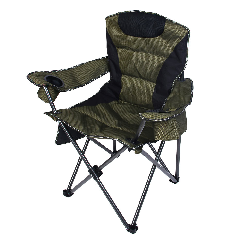РУССО ТУРИСТО Кресло гигант, до 150кг, 62х62х108см, оксфорд 600D, сталь d22мм, арт.№ 121-107