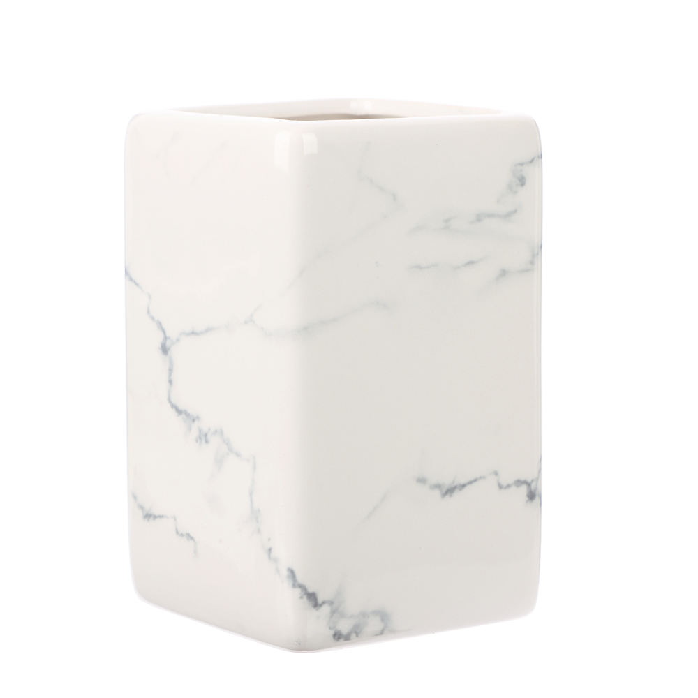 VETTA Стакан для ванной комнаты, "Мрамор", керамика, арт.№ 463-934