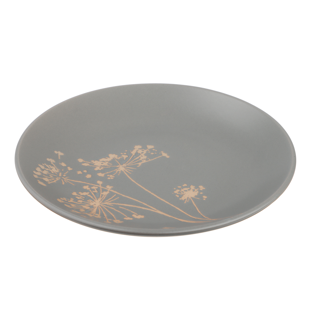 Набор посуды 12 пр. тм MILLIMI (тар19,5см*4, 20см*2, салатн14см*2, кружка340мл*4) керамика,сер.,бел., арт.№ 824-271