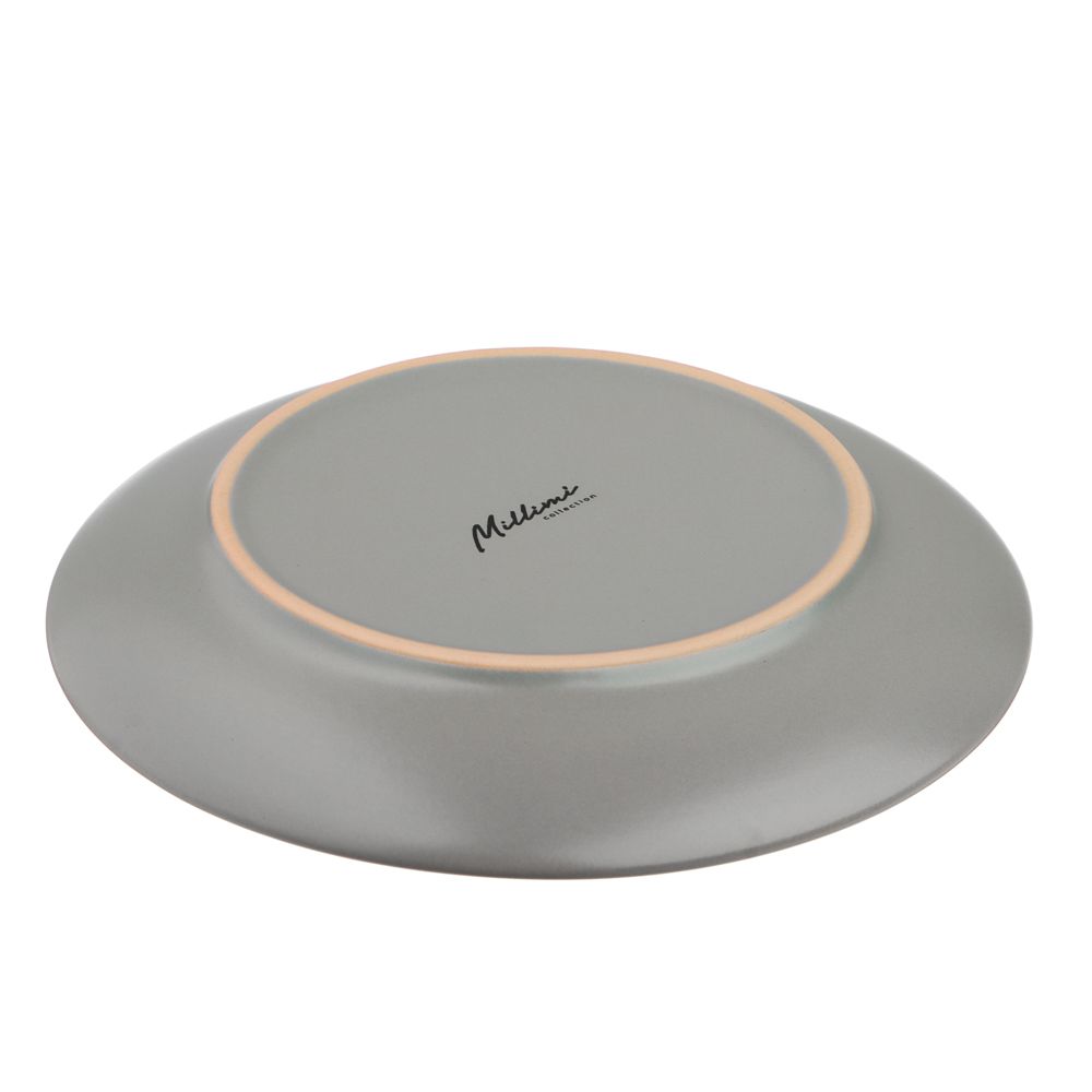 Набор посуды 12 пр. тм MILLIMI (тар19,5см*4, 20см*2, салатн14см*2, кружка340мл*4) керамика,сер.,бел., арт.№ 824-271