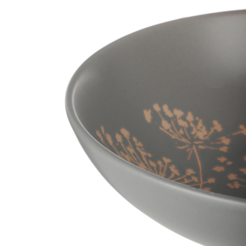 Набор посуды 12 пр. тм MILLIMI (тар19,5см*4, 20см*2, салатн14см*2, кружка340мл*4) керамика,сер.,бел., арт.№ 824-271