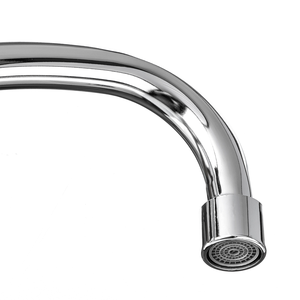 СоюзКран Смеситель для кухни, поворотный излив 20см, керам. кран-буксы 1/2, хром, цинк, SK01-T215, арт.№ 566-010